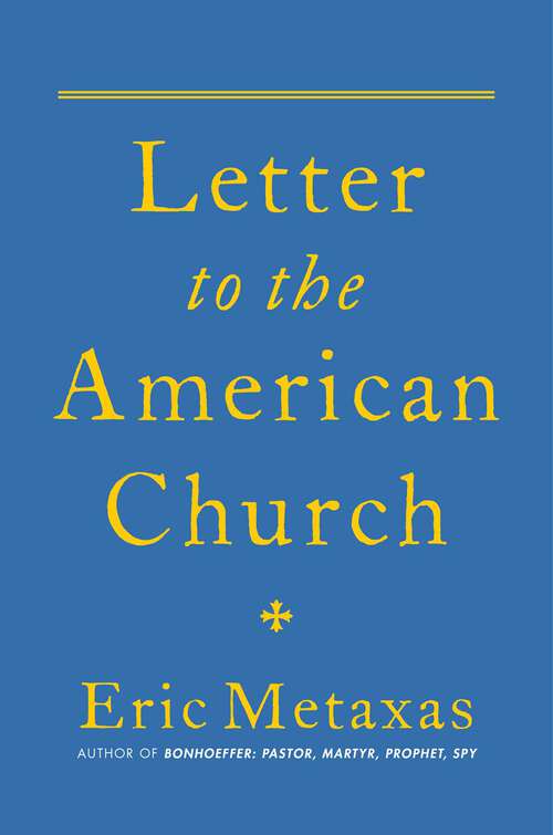 Book cover of Letter to the American Church
