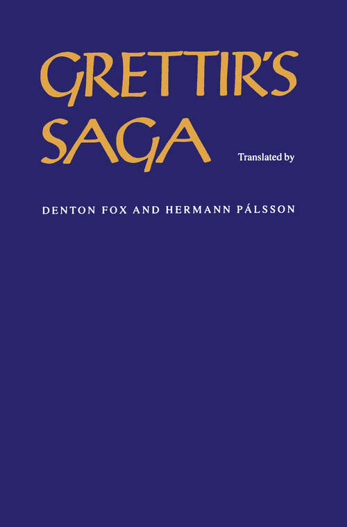 Book cover of Grettir's Saga