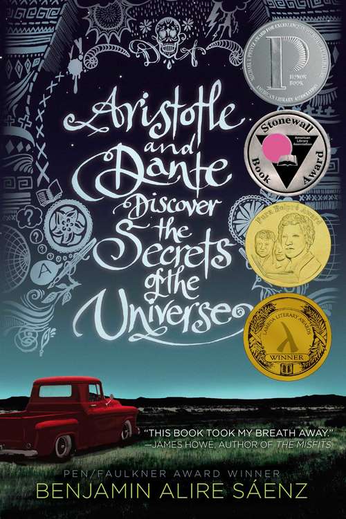 Book cover of Aristotle and Dante Discover the Secrets of the Universe (Scaredy Squirrel Series)
