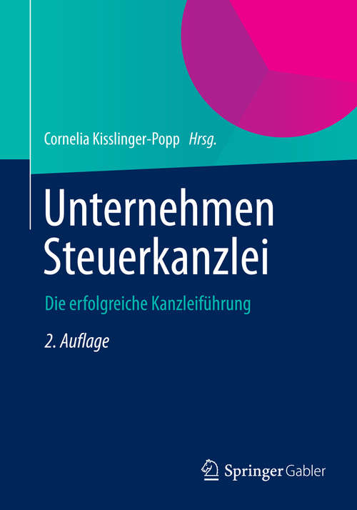 Book cover of Unternehmen Steuerkanzlei