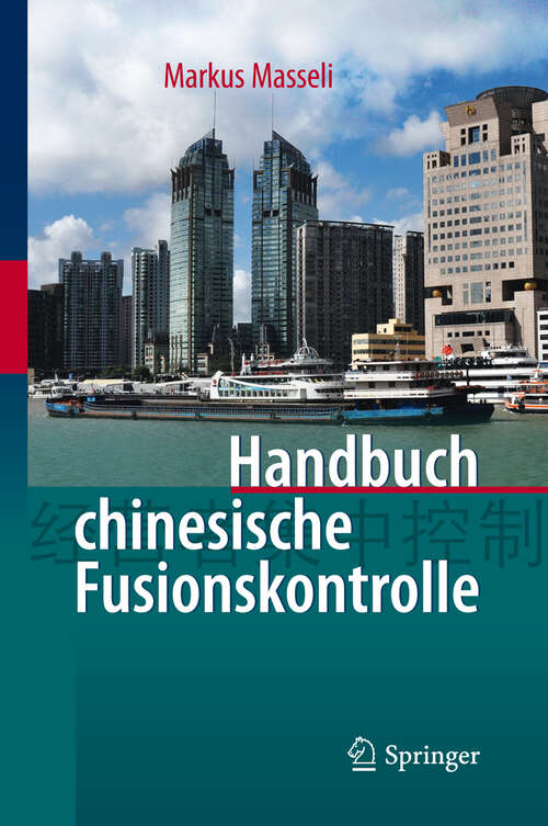 Book cover of Handbuch chinesische Fusionskontrolle