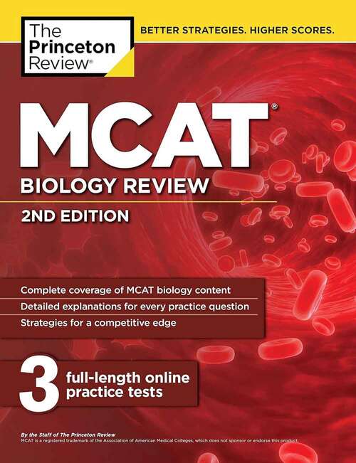Book cover of MCAT Biology Review (Second Edition) (Graduate School Test Preparation)