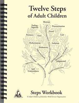 Book cover of Twelve Steps of Adult Children: Steps Workbook