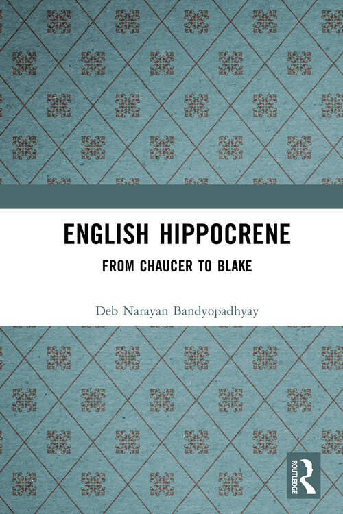 Book cover of English Hippocrene: From Chaucer to Blake (1)