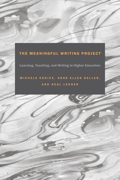 The Meaningful Writing Project: Learning, Teaching and Writing in Higher Education