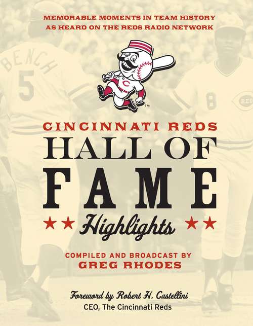 Book cover of Cincinnati Reds Hall of Fame Highlights