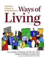 Ways Of Living: Intervention Strategies To Enable Participation