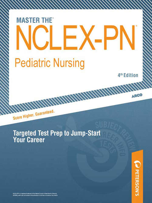 Book cover of Master the NCLEX-PN: Pediatric Nursing