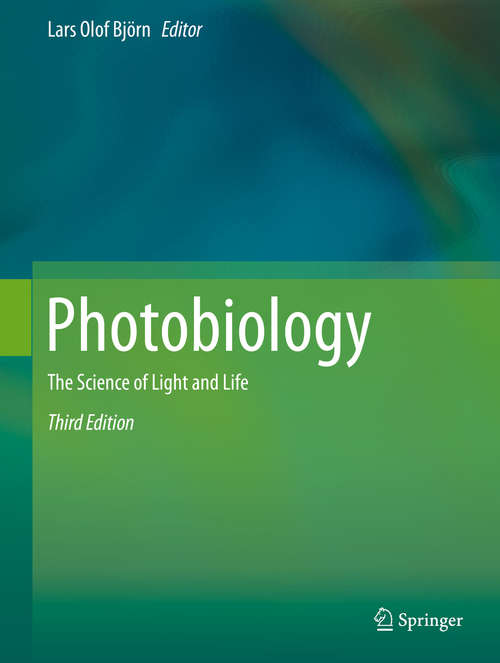 Book cover of Photobiology