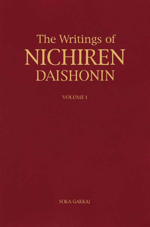 Book cover of The Writings of Nichiren Daishonin
