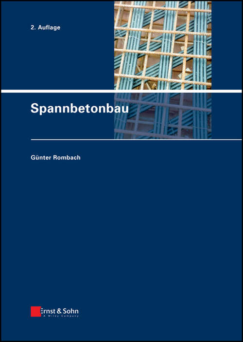 Book cover of Spannbetonbau (2. Auflage)