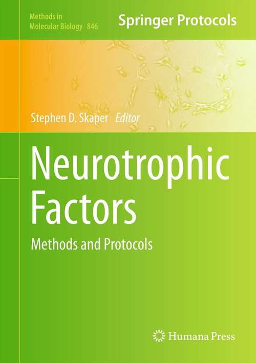Book cover of Neurotrophic Factors