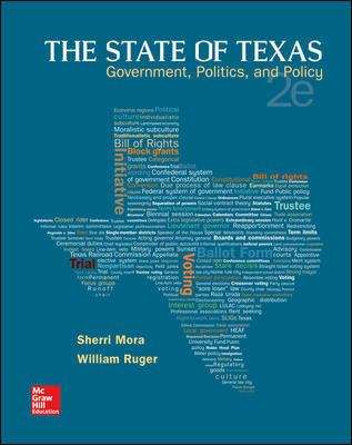 Book cover of The State of Texas : Government, Politics, and Policy Second Edition