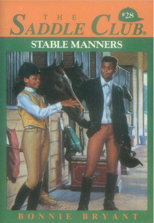 Book cover of Stable Manners (Saddle Club #28)
