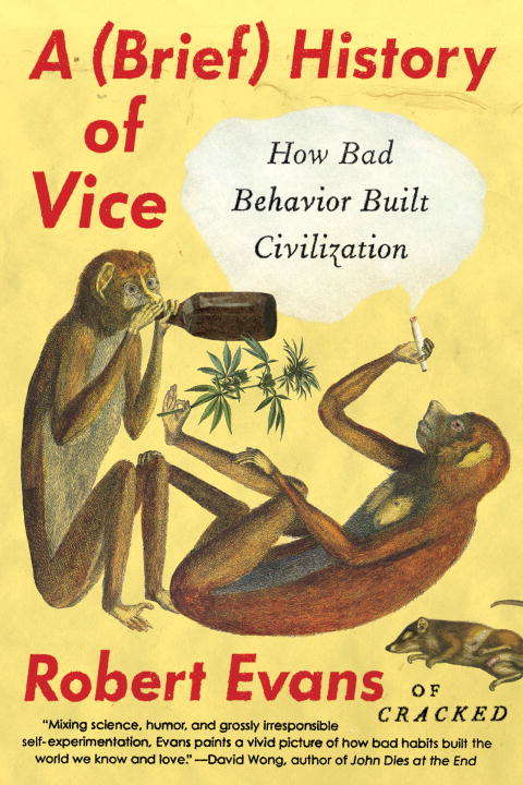 Book cover of A Brief History of Vice: How Bad Behavior Built Civilization