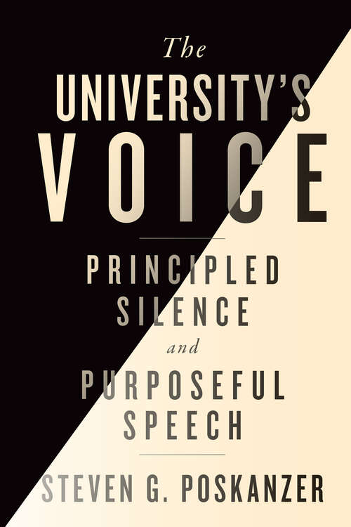 Book cover of The University’s Voice