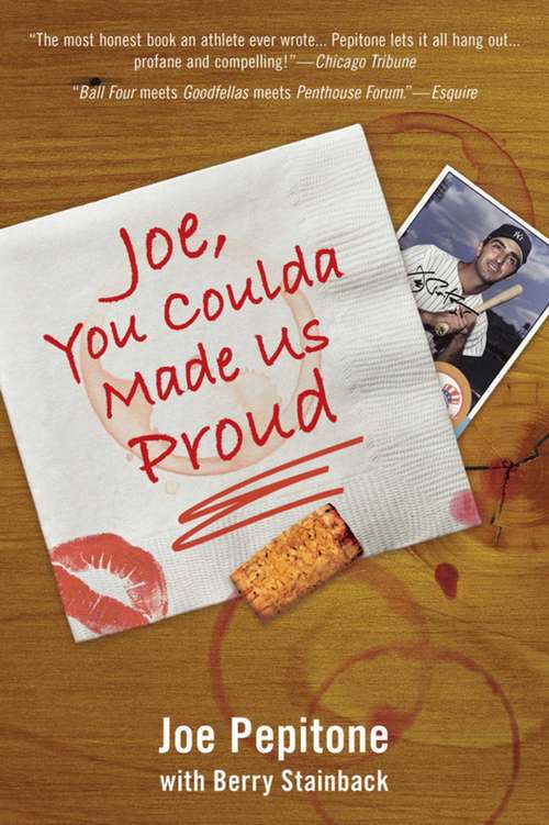 Book cover of Joe, You Coulda Made Us Proud