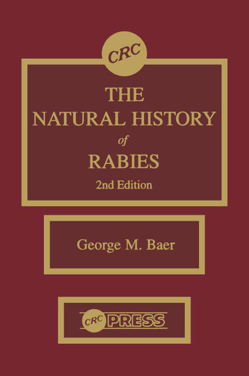 Book cover of The Natural History of Rabies: Volume Ii (2)