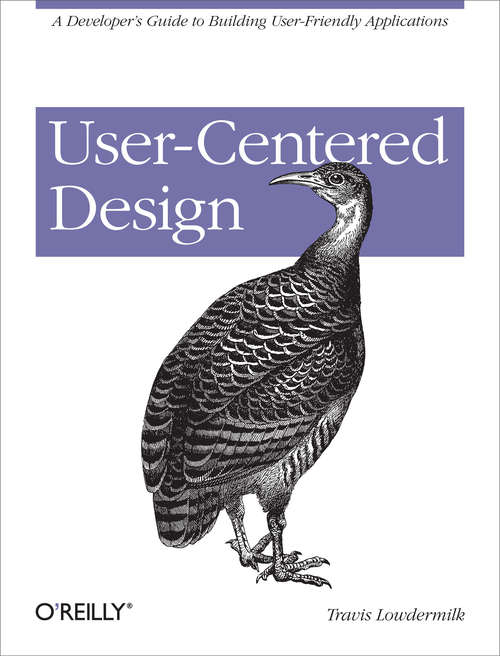 Book cover of User-Centered Design