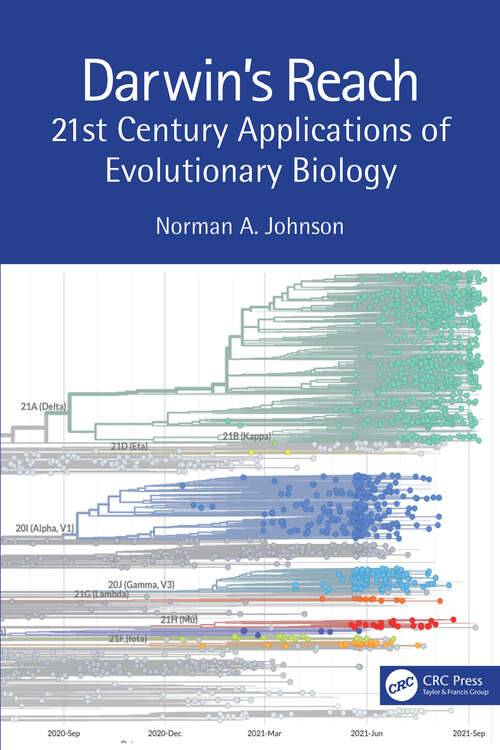 Book cover of Darwin's Reach: 21st Century Applications of Evolutionary Biology