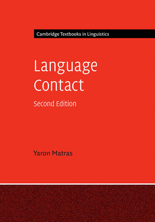 Book cover of Language Contact (2) (Cambridge Textbooks in Linguistics)