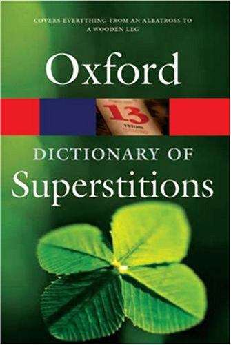 Book cover of A Dictionary of Superstitions