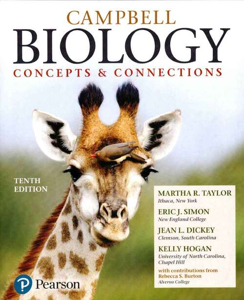 Book cover of Campbell Biology Concepts and Connections (Tenth Edition)