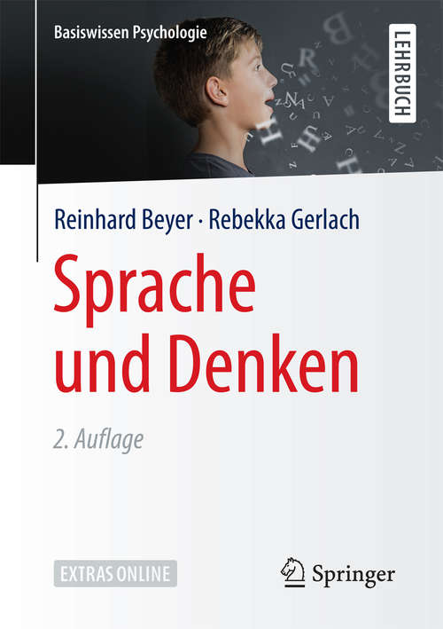 Book cover of Sprache und Denken