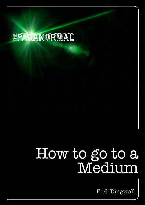 Book cover of How to Go to a Medium