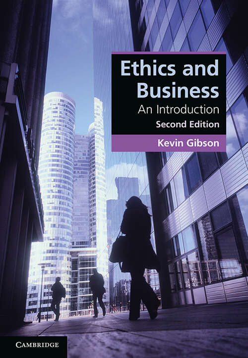 Book cover of Ethics and Business: An Introduction (Cambridge Applied Ethics)