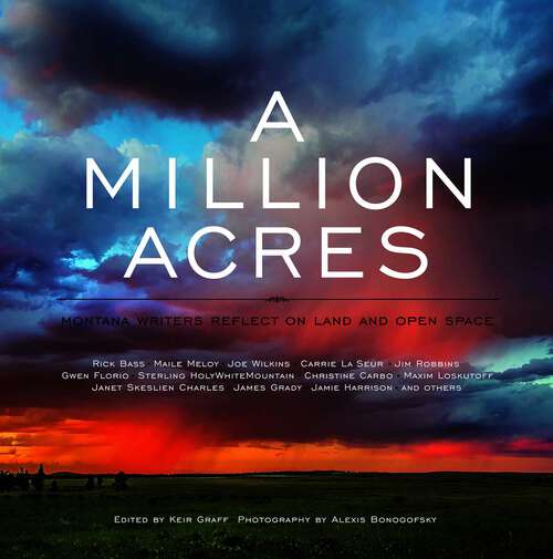 Book cover of A Million Acres: Montana Writers Reflect on Land and Open Space