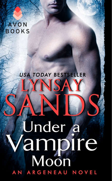 Book cover of Under a Vampire Moon (Argeneau Series #16)