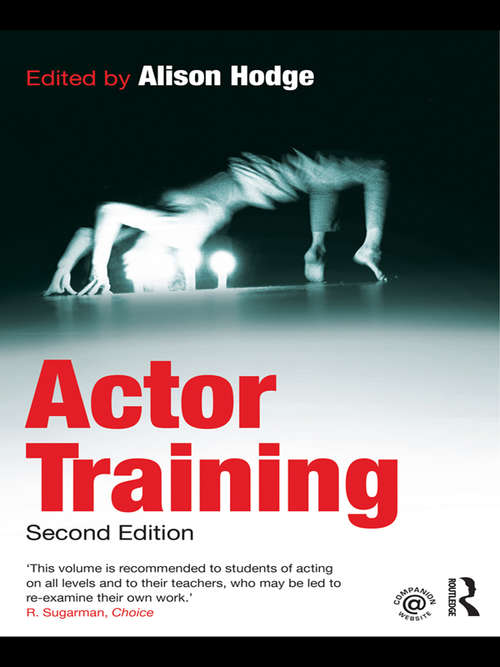 Book cover of Actor Training