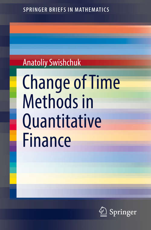 Book cover of Change of Time Methods in Quantitative Finance
