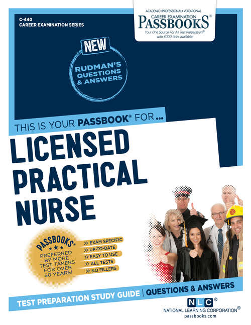 Book cover of Licensed Practical Nurse: Passbooks Study Guide (Career Examination Series)