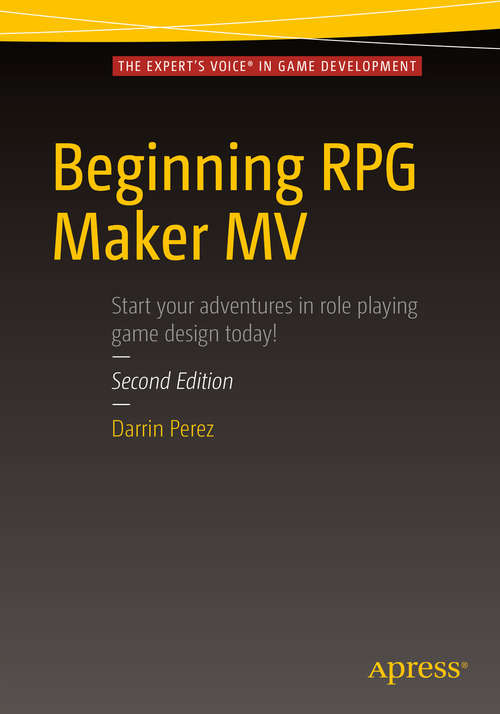 Book cover of Beginning RPG Maker MV