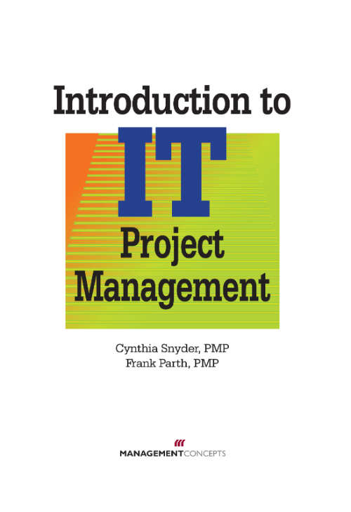 Book cover of Introduction to IT Project Management