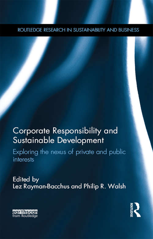 Book cover of Corporate Responsibility and Sustainable Development