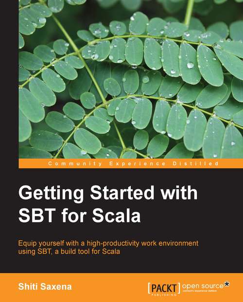 Book cover of Getting Started with SBT for Scala