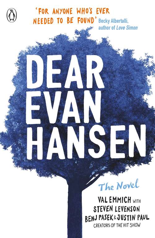 Book cover of Dear Evan Hansen: The Novel