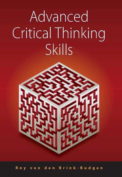 Book cover of Advanced Critical Thinking Skills