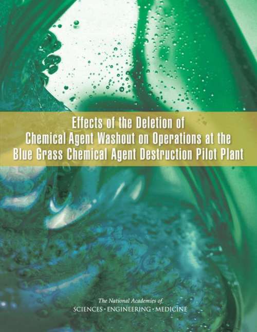 Effects of the Deletion of Chemical Agent Washout on Operations at the Blue Grass Chemical Agent Destruction Pilot Plant