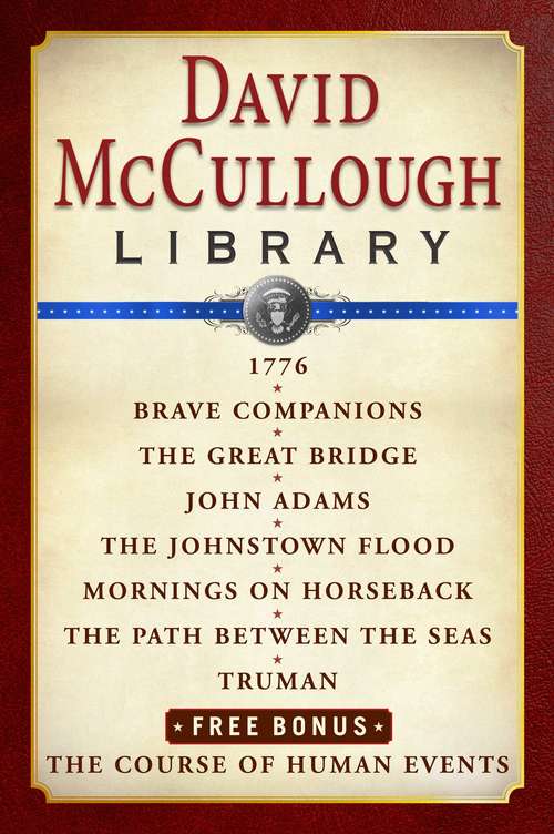Book cover of David McCullough Library E-book Box Set