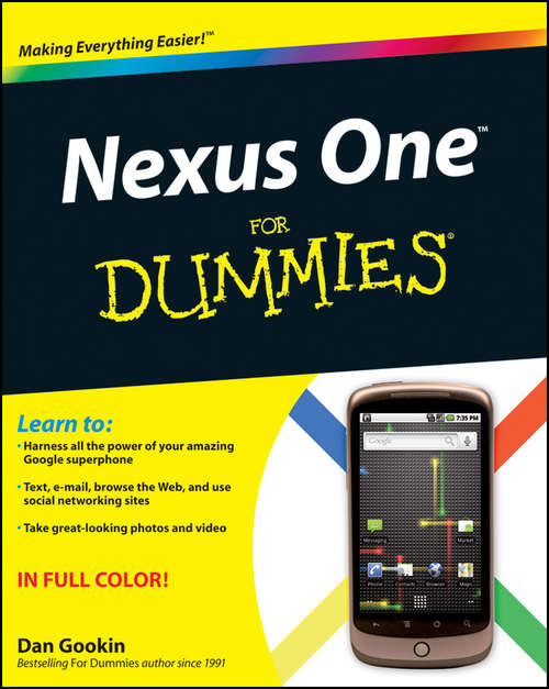 Book cover of Nexus One For Dummies