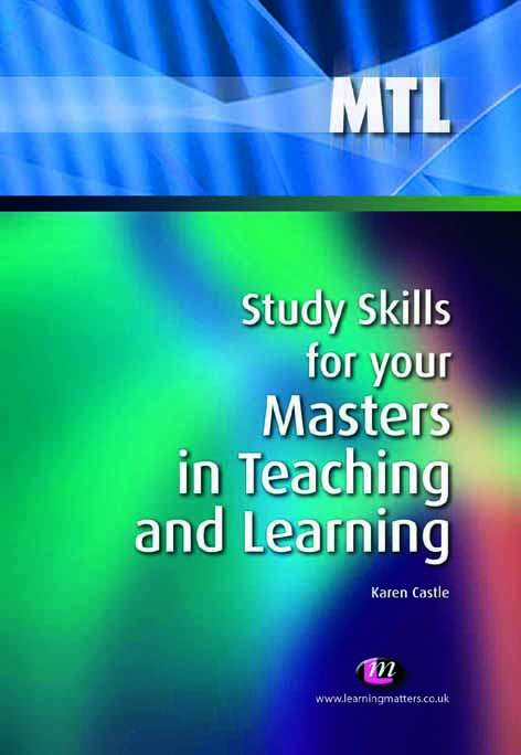Book cover of MTL: Study Skills for Your Masters in Teaching and Learning