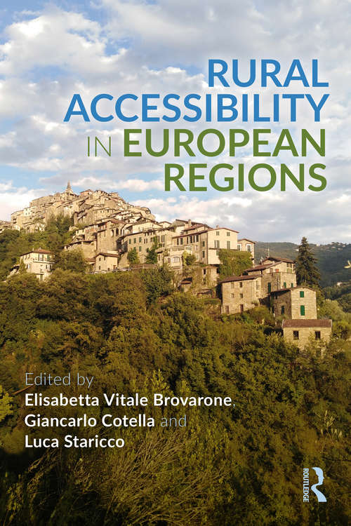 Book cover of Rural Accessibility in European Regions