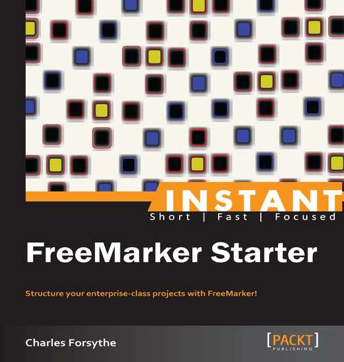 Book cover of Instant FreeMarker Starter