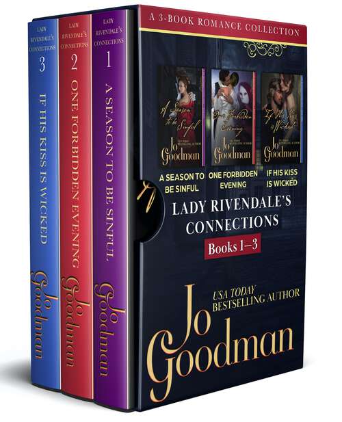 Book cover of Lady Rivendale's Connections Box Set, Books 1 to 3: Three Full-Length Historical Romance Novels