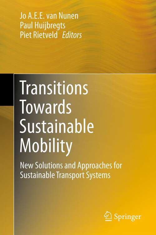 Book cover of Transitions Towards Sustainable Mobility
