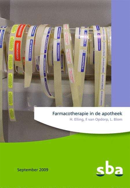 Book cover of Farmacotherapie in de apotheek